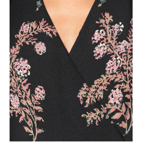 Etro Floral Paisley Print Wraparound Midi Dress Size 6 - Picture 3 of 14